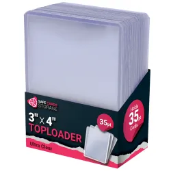 Toploader Regular 35PT 3"x4" Ultra Clear 25szt. SCS